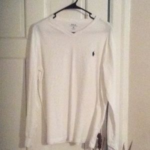 Polo v-neck long sleeve